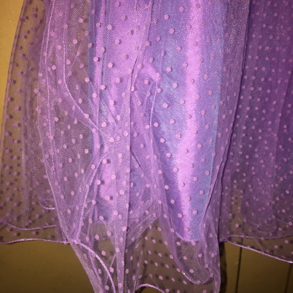 Girls dress with hearts and ribbon used as shawl - Picture 2 of 5